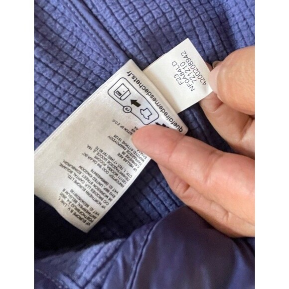 The North Face‎ Women Winter Warm Pro Jacket Periwinkle SLIM Size XL Packable - Picture 8 of 14